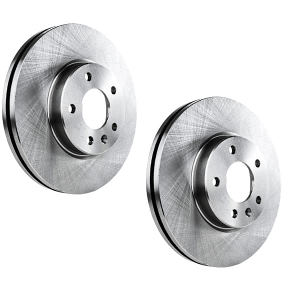 Front Brake Discs, Plain Surface, Vented
