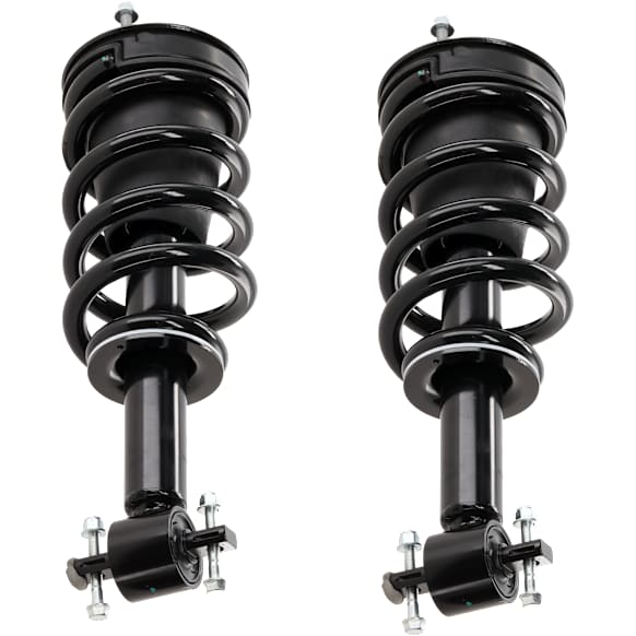 Front, Driver and Passenger Side Fully Loaded Strut, RWD