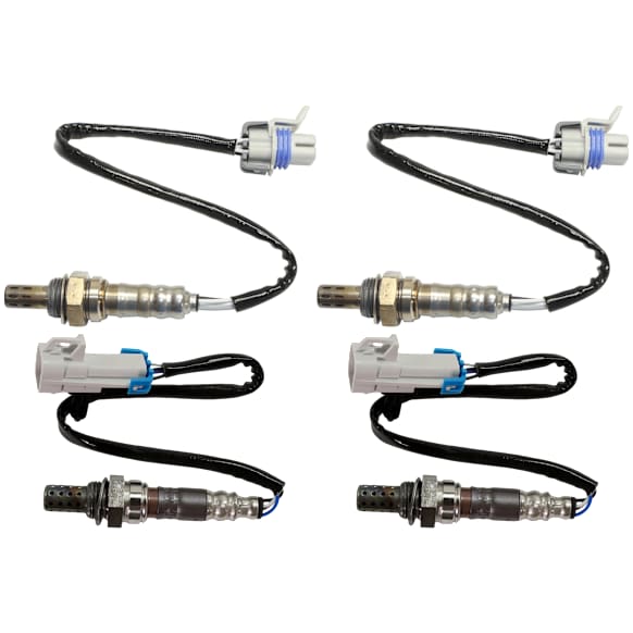 Before and After Catalytic Converter Oxygen Sensor, Set of 4, 4-wire