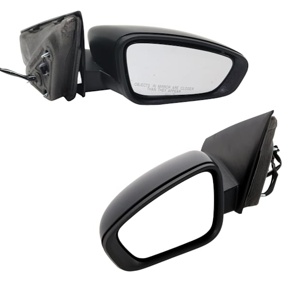 Driver and Passenger Side Mirrors, Power Adjust, Non-Folding, Non-Heated, Paintable, No Signal Light, No Memory, No Puddle Light, No Auto-Dimming, No Blind Spot Feature