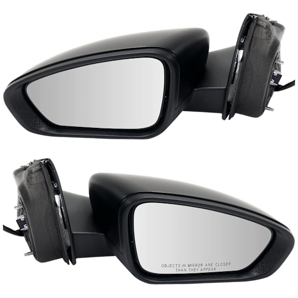 Driver and Passenger Side Mirrors, Power Adjust, Non-Folding, Heated, Paintable, No Signal Light, No Memory, No Puddle Light, No Auto-Dimming, No Blind Spot Feature