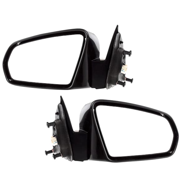 Sedan Driver and Passenger Side Mirror, Power Adjust, Non-Heated, Non-Folding, Paintable, No Signal Light, No Memory, No Puddle Light, No Auto-Dim, No Blind Spot Feature