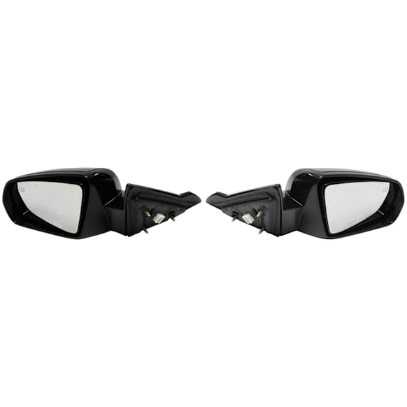 Driver and Passenger Side Non-Towing Mirrors, Power Adjust, Non-Folding, Heated, Paintable, No Signal Light, No Memory, No Puddle Light, No Auto-Dimming, No Blind Spot Feature