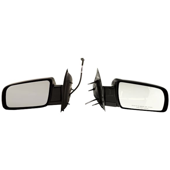Driver and Passenger Side Mirrors, Power Adjust, Manual Folding, Non-Heated, Paintable, No Signal Light, No Memory, No Puddle Light, No Auto-Dimming, No Blind Spot Feature