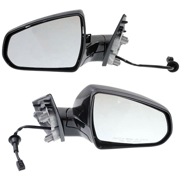 Driver and Passenger Side Mirrors, Power Adjust, Manual Folding, Heated, Paintable, No Signal Light, No Memory, No Puddle Light, No Auto-Dimming, No Blind Spot Feature