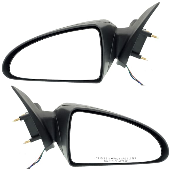 Driver and Passenger Side Mirrors, Power Adjust, Manual Folding, Non-Heated, Textured Black, No Signal Light, No Memory, No Puddle Light, No Auto-Dimming, No Blind Spot Feature