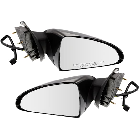 Driver and Passenger Side Mirrors, Power Adjust, Manual Folding, Non-Heated, Paintable, No Signal Light, No Memory, No Puddle Light, No Auto-Dimming, No Blind Spot Feature