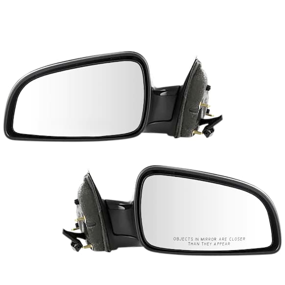 Driver and Passenger Side Mirrors, Power Adjust, Manual Folding, Non-Heated, Paintable, No Signal Light, No Memory, No Puddle Light, No Auto-Dimming, No Blind Spot Feature