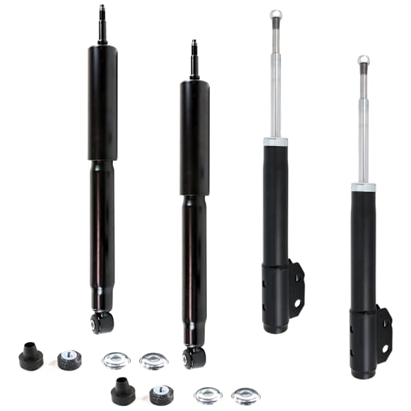 Front and Rear, Driver and Passenger Side Shock and Bare Strut
