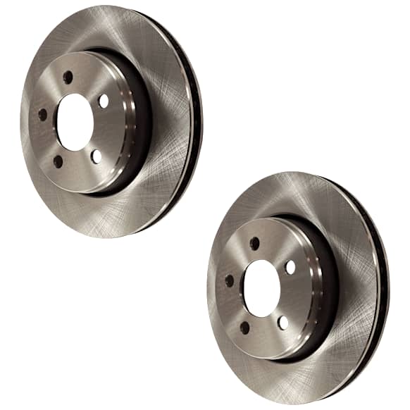 Front Brake Disc, Natural Finish, Plain Surface, Vented, 5 Lugs, 302.01 mm