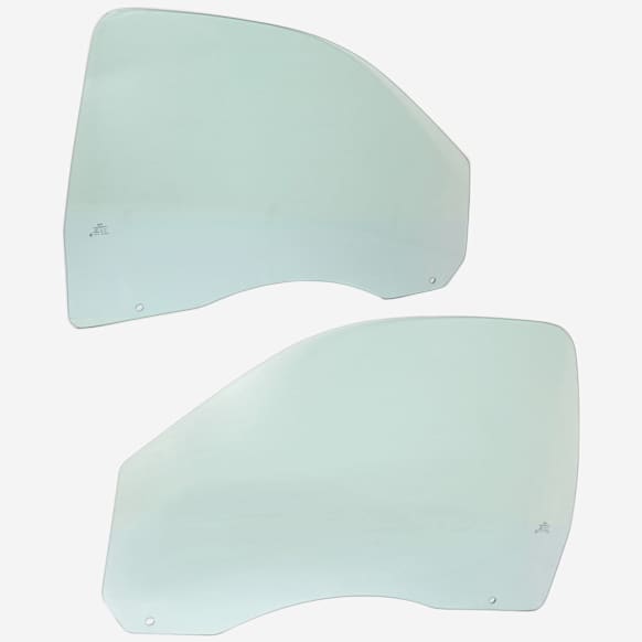 Front, Driver and Passenger Side Door Glasses, Clear, Standard Cab Pickup, Replaces NAGS Number DD11589 GTNN, DD11590 GTNN