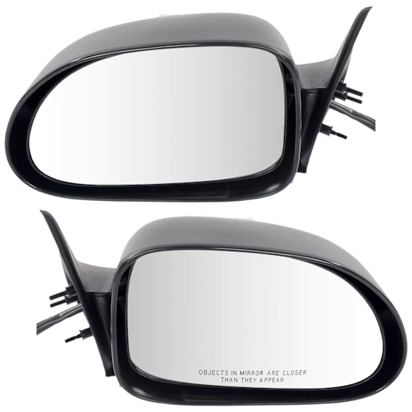 Driver and Passenger Side Mirrors, Power Adjust, Non-Folding, Non-Heated, Textured Black, No Signal Light, No Memory, No Puddle Light, No Auto-Dimming, No Blind Spot Feature