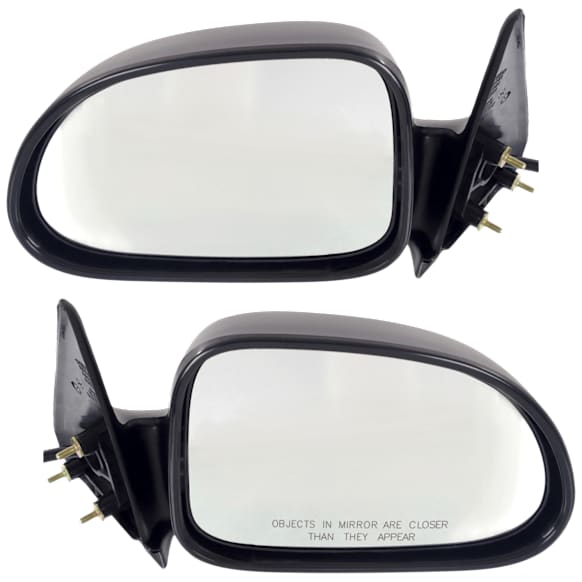 Driver and Passenger Side Mirrors, Power Adjust, Non-Folding, Non-Heated, Textured Black, No Signal Light, No Memory, No Puddle Light, No Auto-Dimming, No Blind Spot Feature