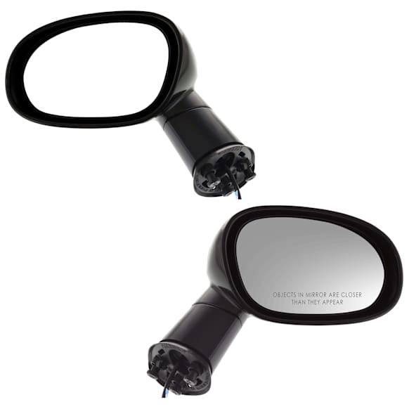 Driver and Passenger Side Mirrors, Power Adjust, Manual Folding, Non-Heated, Paintable, No Signal Light, No Memory, No Puddle Light, No Auto-Dimming, No Blind Spot Feature