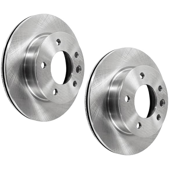 Front Brake Disc, Natural Finish, Plain Surface, Vented, 5 Lugs, 284.48 mm, 2.7L, 5Cyl