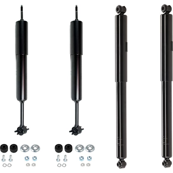 Front and Rear, Driver and Passenger Side Shocks