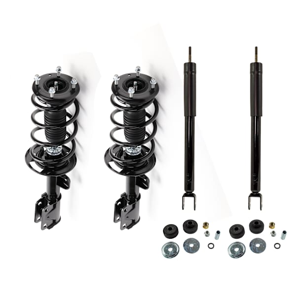 2014 Ford Explorer - Front and Rear, Driver and Passenger Side, Shock and Fully Loaded Strut, FWD, Front Wheel Drive