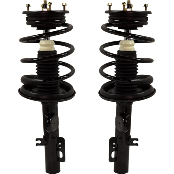 Rear, Driver and Passenger Side Fully Loaded Struts, FWD
