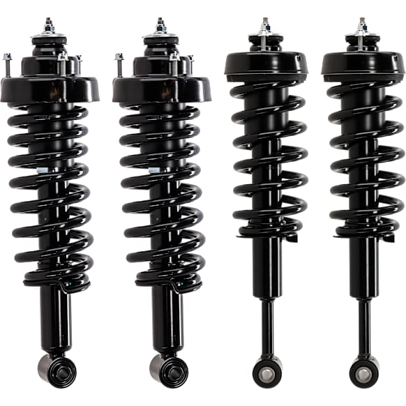 Front and Rear, Driver and Passenger Side Fully Loaded Strut