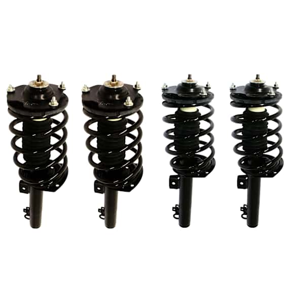 Front and Rear, Driver and Passenger Side Fully Loaded Strut