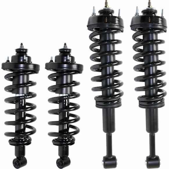 Front and Rear, Driver and Passenger Side Fully Loaded Strut