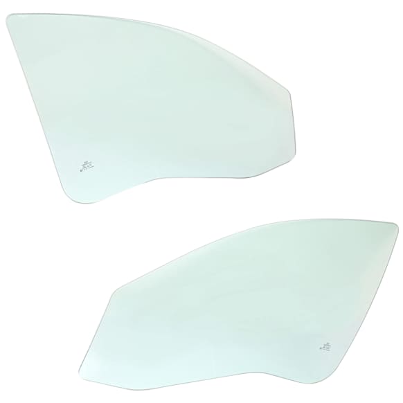Front and Rear, Driver and Passenger Side Door Glasses, Green Tint, Replaces NAGS No. DD10919 GTNN, DD10920 GTNN