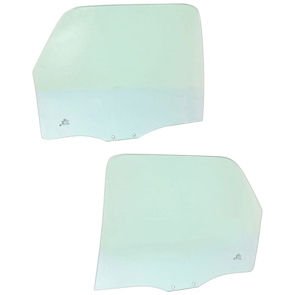 2001-2007 Ford Escape - Rear, Driver and Passenger Side Door Glasses, Green Tint, Green Tint, 4-Door, Sport Utility, Replaces NAGS No. DD09753 GTNN, DD09754 GTNN