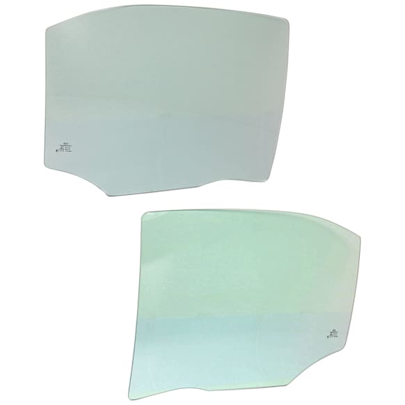 2012 Lincoln MKZ - Rear, Driver and Passenger Side Door Glass, Green Tint, DD10923 GTNN, DD10924 GTNN