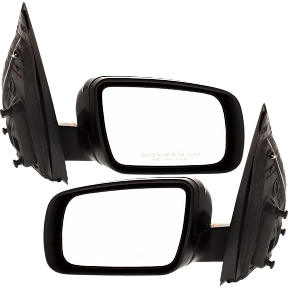 Driver and Passenger Side Mirrors, Power Adjust, Manual Folding, Non-Heated, Paintable, No Signal Light, No Memory, No Puddle Light, No Auto-Dimming, No Blind Spot Feature