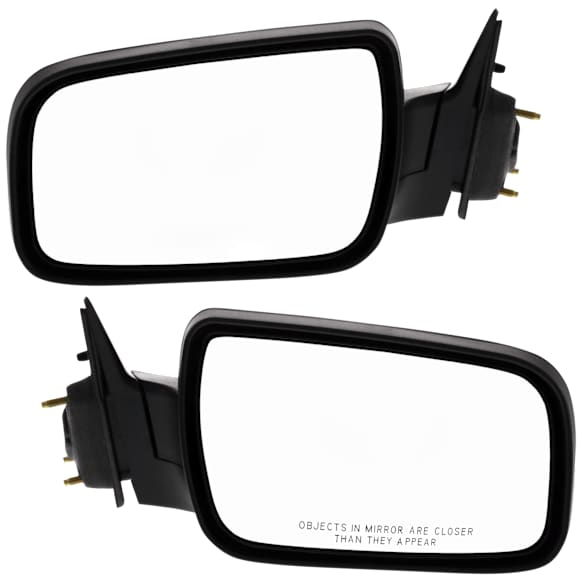 Driver and Passenger Side Mirrors, Power Adjust, Manual Folding, Non-Heated, Paintable, No Signal Light, No Memory, No Puddle Light, No Auto-Dimming, No Blind Spot Feature