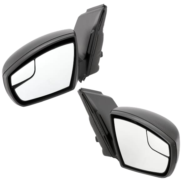 Driver and Passenger Side Mirrors, Power Adjust, Manual Folding, Non-Heated, Textured Black, No Signal Light, No Memory, No Puddle Light, No Auto-Dimming, No Blind Spot Feature