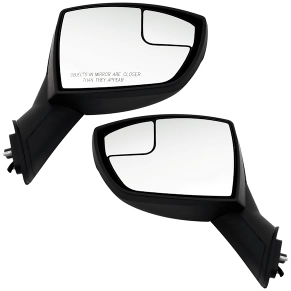 Driver and Passenger Side Mirrors, Power Adjust, Manual Folding, Non-Heated, Textured Black, No Signal Light, No Memory, No Puddle Light, No Auto-Dimming, No Blind Spot Feature