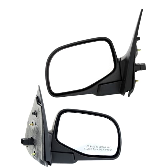 Driver and Passenger Side Mirrors, Power Adjust, Manual Folding, Non-Heated, Textured Black, No Signal Light, No Memory, No Puddle Light, No Auto-Dimming, No Blind Spot Feature