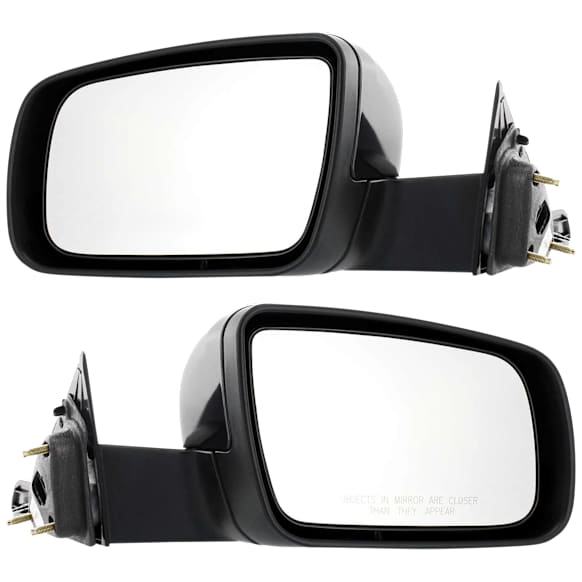 Driver and Passenger Side Mirrors, Power Adjust, Manual Folding, Non-Heated, Paintable, No Signal Light, No Memory, No Puddle Light, No Auto-Dimming, No Blind Spot Feature