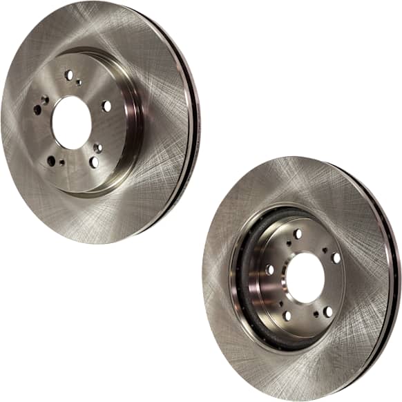 Front Brake Disc, Natural Finish, Plain Surface, Vented, 5 Lugs, 295.91 mm