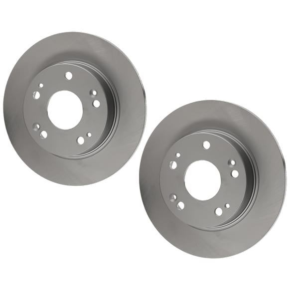 Rear Brake Disc, G-Coated, Plain Surface, Solid, 5 Lugs, 259.59 mm