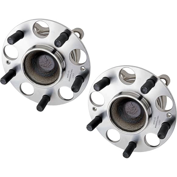 Rear, Driver and Passenger Side Wheel Hub, 5 Lugs, With Bearing