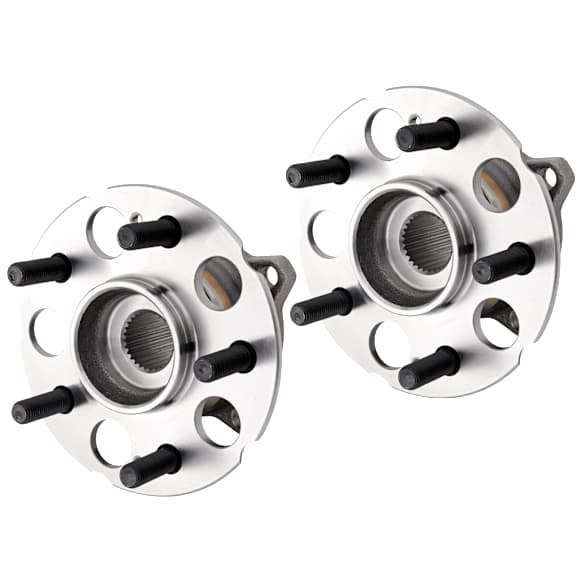 Rear, Driver and Passenger Side Wheel Hub, 5 Lugs, With Bearing