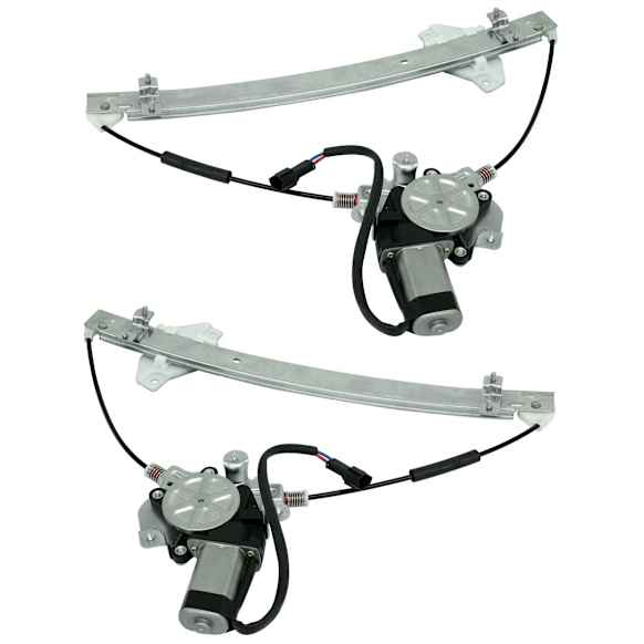 2000 Hyundai Elantra - Front, Driver and Passenger Side Power Window Regulator, With Motor