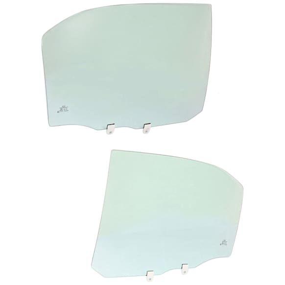 2000 Honda Civic - Rear, Driver and Passenger Side Door Glass, Sedan, 4-Door, Green Tint, FD05579 GTYN, FD05580 GTYN