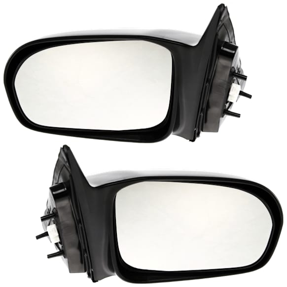 Sedan Driver and Passenger Side Mirror, Power Adjust, Non-Heated, Non-Folding, Paintable, No Signal Light, No Memory, No Puddle Light, No Auto-Dim, No Blind Spot Feature