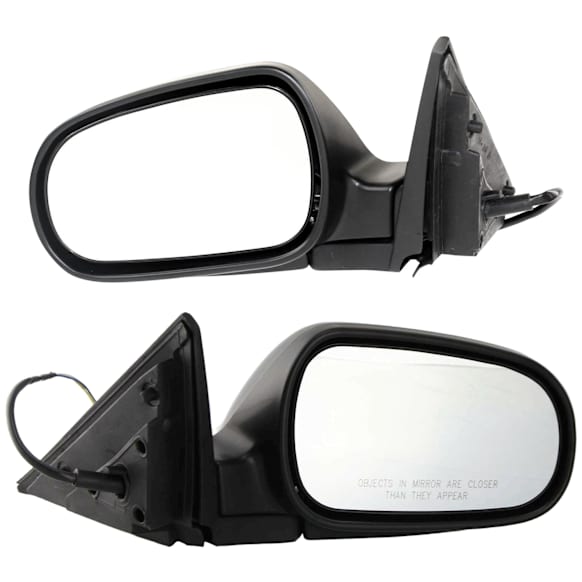 Driver and Passenger Side Mirrors, Power Adjust, Manual Folding, Non-Heated, Paintable, No Signal Light, No Memory, No Puddle Light, No Auto-Dimming, No Blind Spot Feature