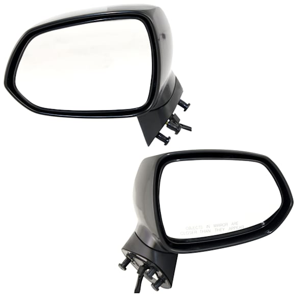 Driver and Passenger Side Mirrors, Power Adjust, Manual Folding, Non-Heated, Paintable, No Signal Light, No Memory, No Puddle Light, No Auto-Dimming, No Blind Spot Feature