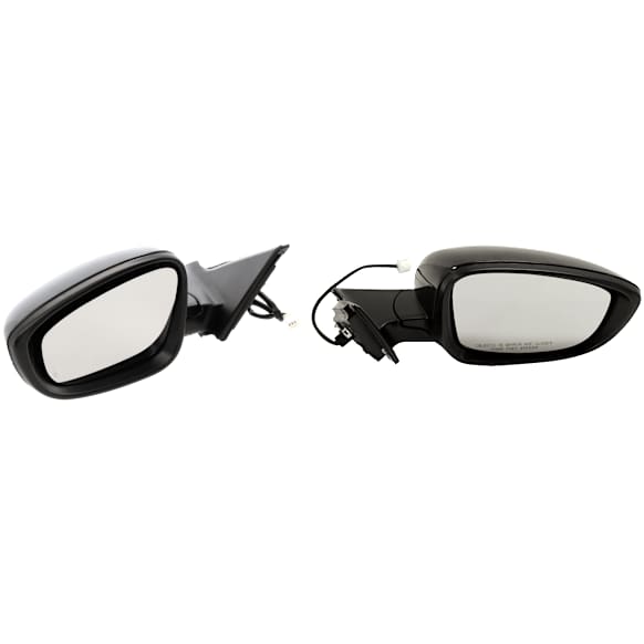 Driver and Passenger Side Mirrors, Power Adjust, Manual Folding, Non-Heated, Paintable, No Signal Light, No Memory, No Puddle Light, No Auto-Dimming, No Blind Spot Feature