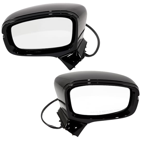 Driver and Passenger Side Mirrors, Power Adjust, Power Folding, Heated, Paintable, In-housing Signal Light, With memory, No Puddle Light, No Auto-Dimming, No Blind Spot Feature