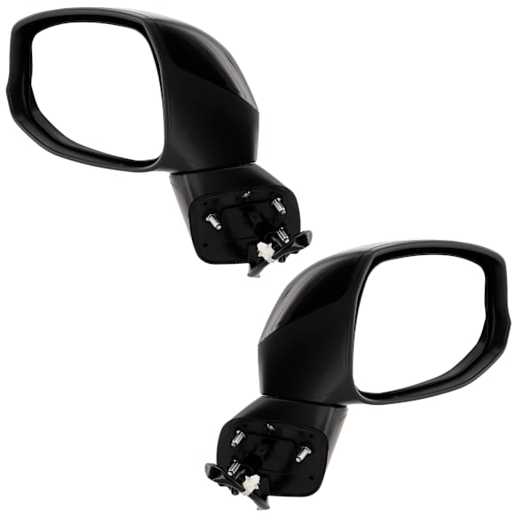 Driver and Passenger Side Mirror, Power Adjust, Non-Heated, Manual Folding, Light textured, No Signal Light, No Memory, No Puddle Light, No Auto-Dim, No Blind Spot Feature