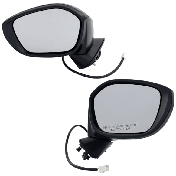 Driver and Passenger Side Mirrors, Power Adjust, Manual Folding, Non-Heated, Paintable, No Signal Light, No Memory, No Puddle Light, No Auto-Dimming, No Blind Spot Feature