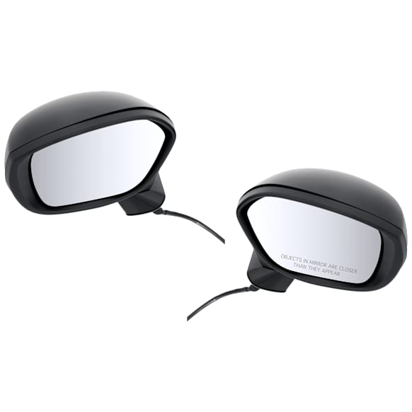2024 Honda Civic - Driver and Passenger Side Mirror, Type 2, Power Adjust, Heated, Paintable, Manual Folding, No Signal Light, No Blind Spot Feature, No Memory, No Puddle Light, No Auto-Dimming