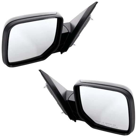Driver and Passenger Side Mirrors, Power Adjust, Manual Folding, Heated, Paintable, No Signal Light, No Memory, No Puddle Light, No Auto-Dimming, No Blind Spot Feature