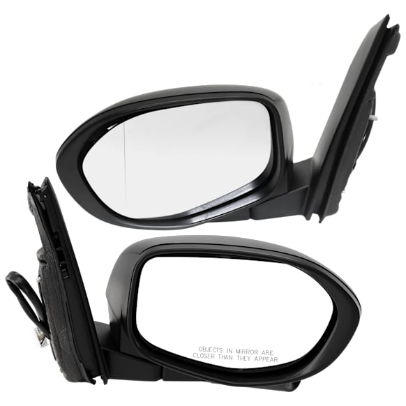 Driver and Passenger Side Mirrors, Power Adjust, Manual Folding, Heated, Paintable, No Signal Light, No Memory, No Puddle Light, No Auto-Dimming, No Blind Spot Feature